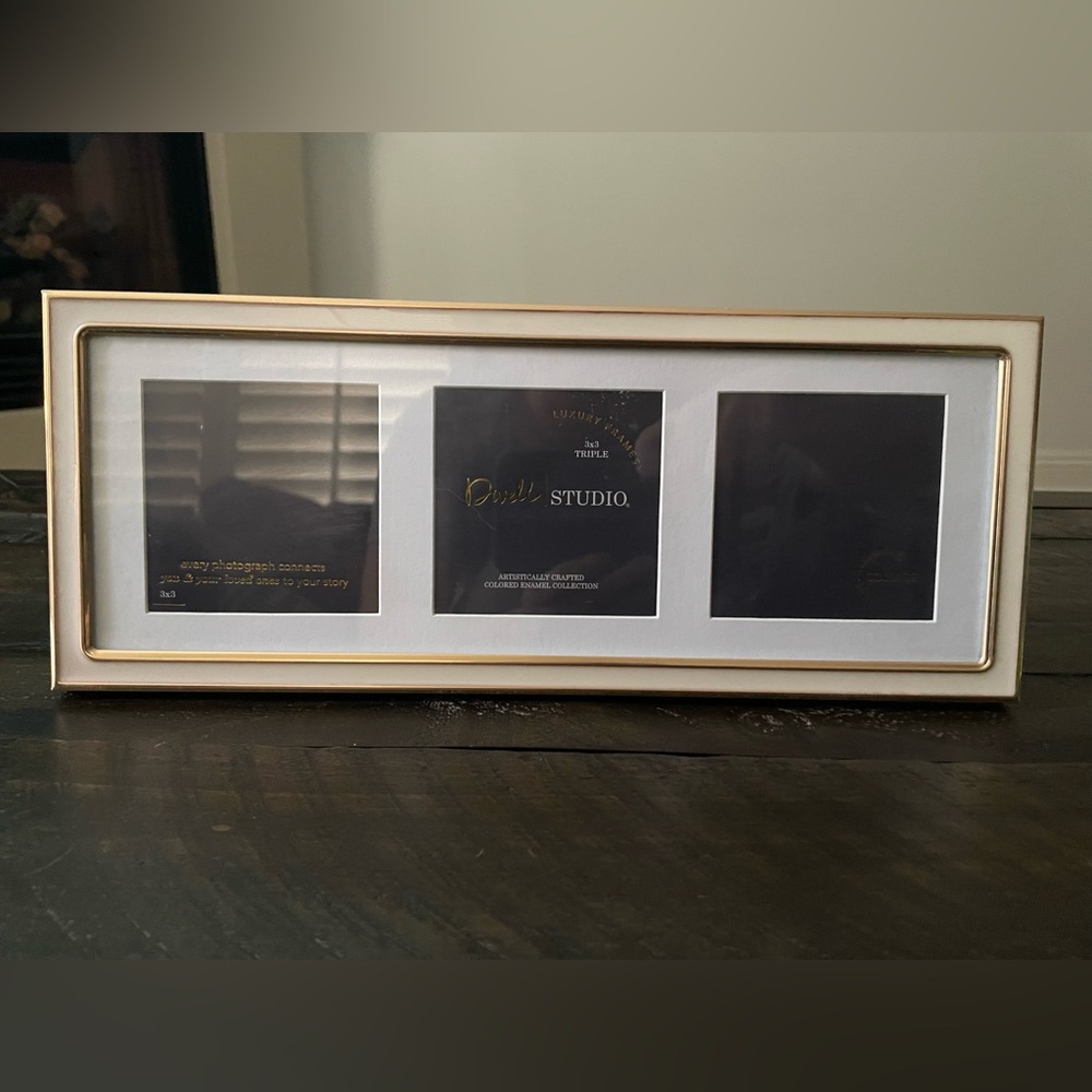 2 NWT FRAMES white gold